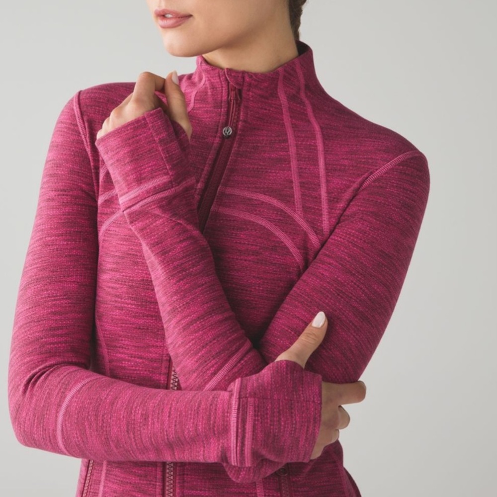 🌺Lululemon Define Jacket-Jacquard Berry Rumble🌺 - Picture 2 of 16
